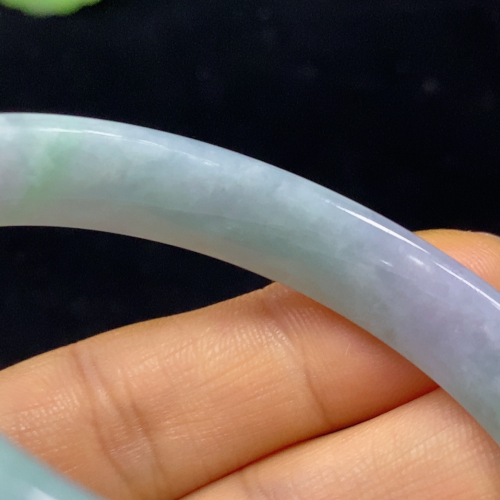 F34045226 Jadeite Concubine Bangle Size 54.4/Short Diameter 47.7