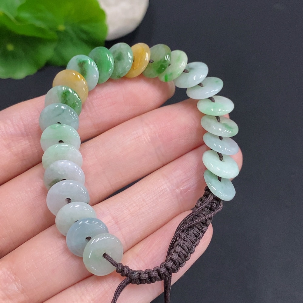 F35159500 Jadeite Hand Rope Total Weight Approx.13g