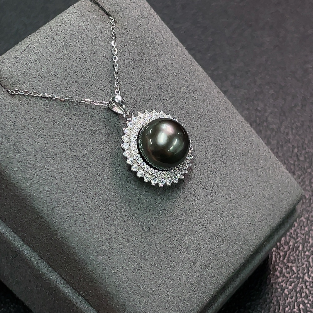 C34038322 Seawater Pearl Necklace Non-Gold Total Weight Approx. 5.03g Size About 11.4mm