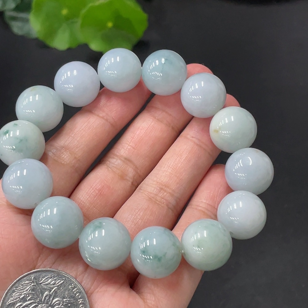 F22545744 Jadeite Bracelet Approx.14.8mm Total Weight 77.782g