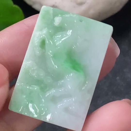 F34030282 Jadeite Pendant Success Achieved Immediately Total Weight Approx. 9.35g
