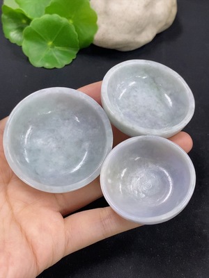 F43172110 翡翠茶杯 一手走 货品总重约95.5g含袋