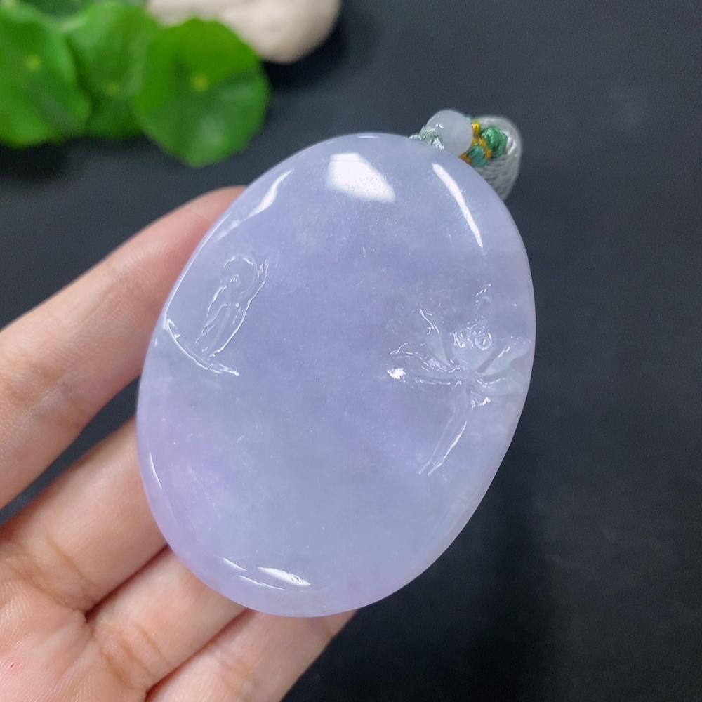 F33829842 JadeiteEnlightenment Pendant