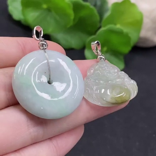 F33946979 Jadeite Pendant Non-Gold Setting