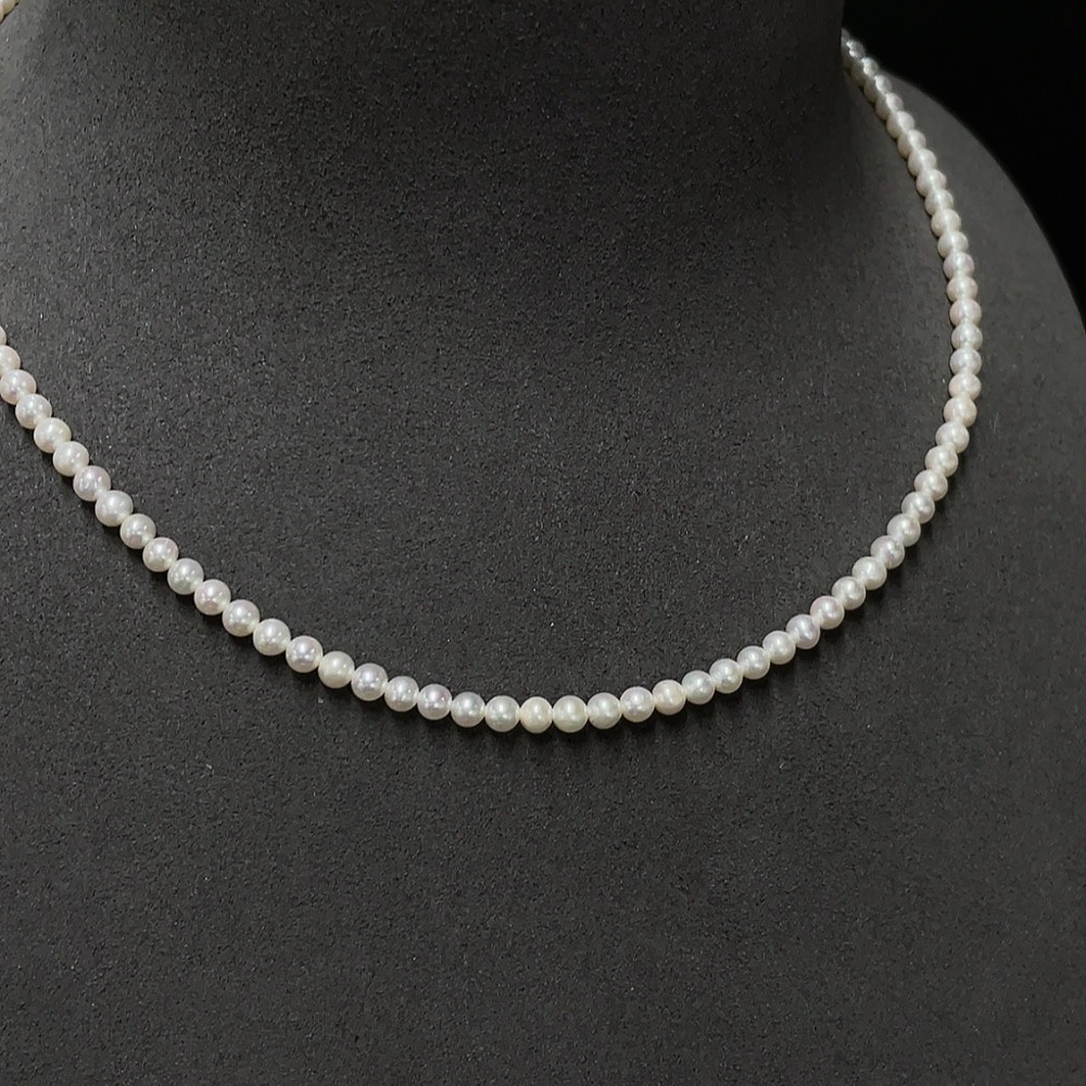 C30510073 Pearl Beaded Necklace Non-Gold Setting Approx. 3.7mm Total Weight About 7.86g