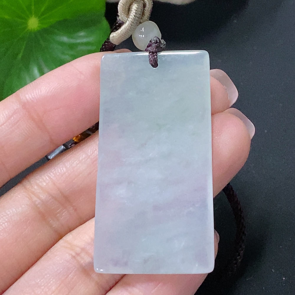 F34076169 Jadeite Pendant Enlightenment Total Weight Approx. 11g (including rope)