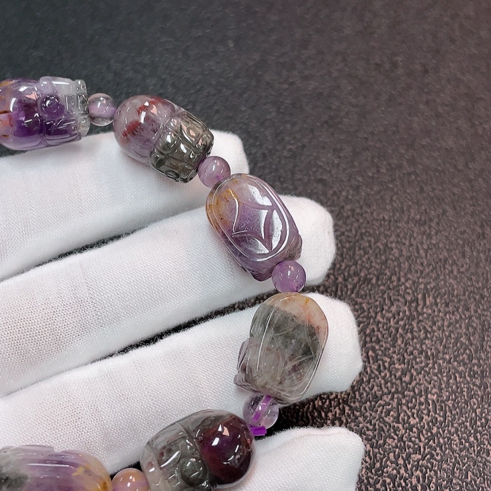 C32785213 Crystal Bracelet Total Weight Approx. 40.92g Stone Size 5.4-12.2mm