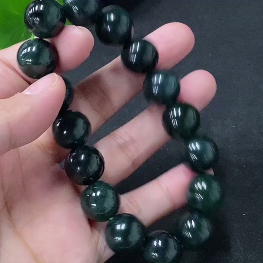 F33850079 Jadeite Bracelet Approx.12.7mm Total Weight Approx.55.88g