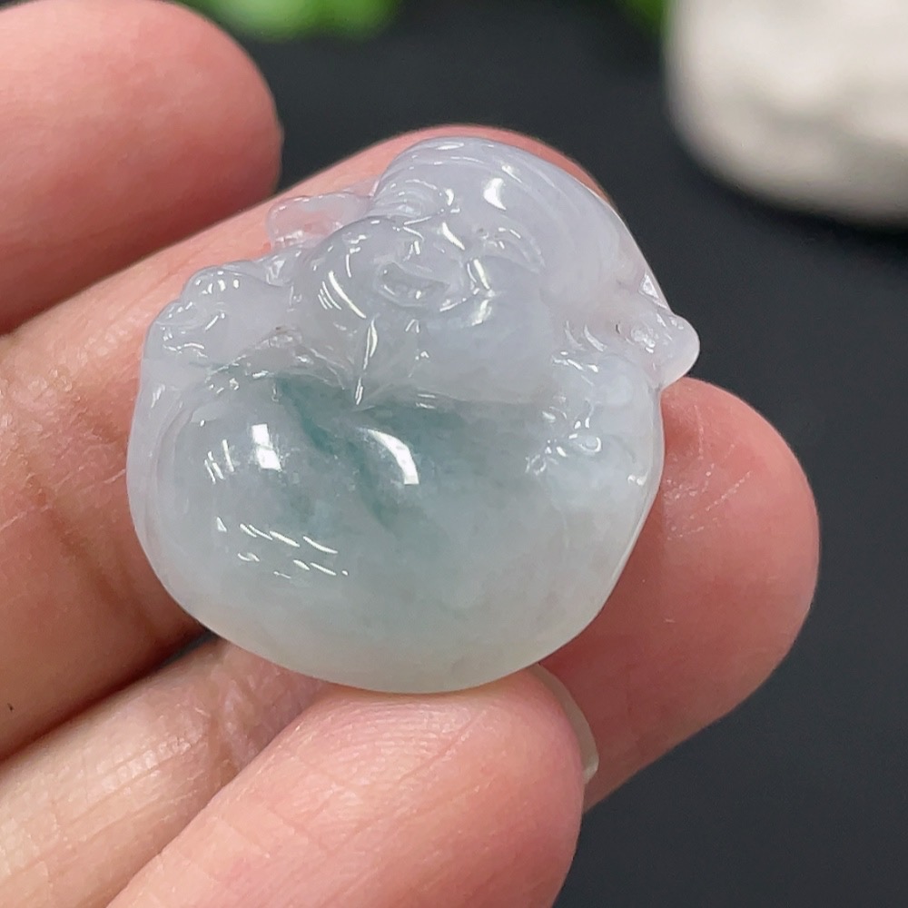 F29432957 Jadeite Caishen Pendant Total Weight Approx. 5.1g