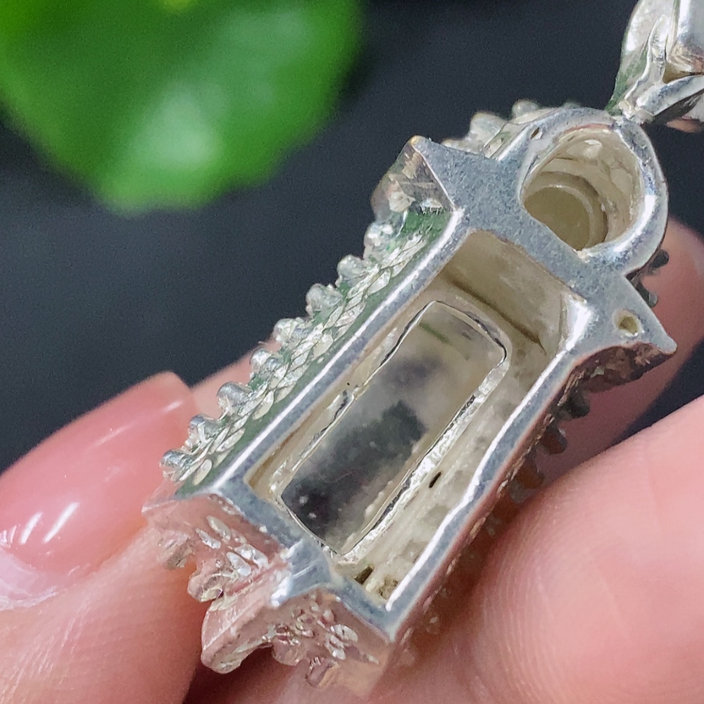 F35088666 Jadeite Inlaid Piece Non-Gold Inlaid Total Weight Approximately 14.1g