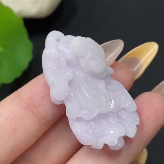 F30455554 Jadeite Pendant Cabbage Total Weight Approx.13.31g