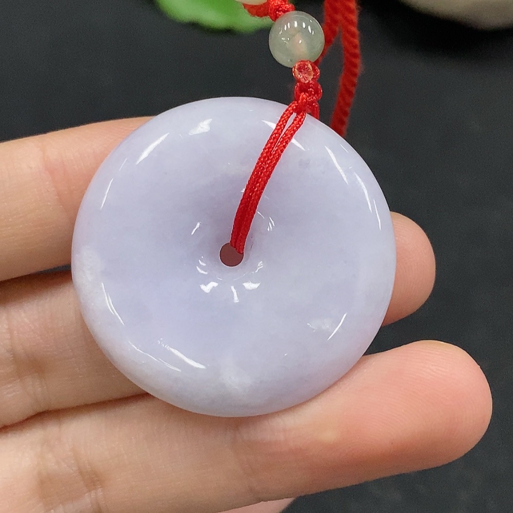 F34055984 Jadeite Peace Knot Pendant Total Weight Approx. 20.28g