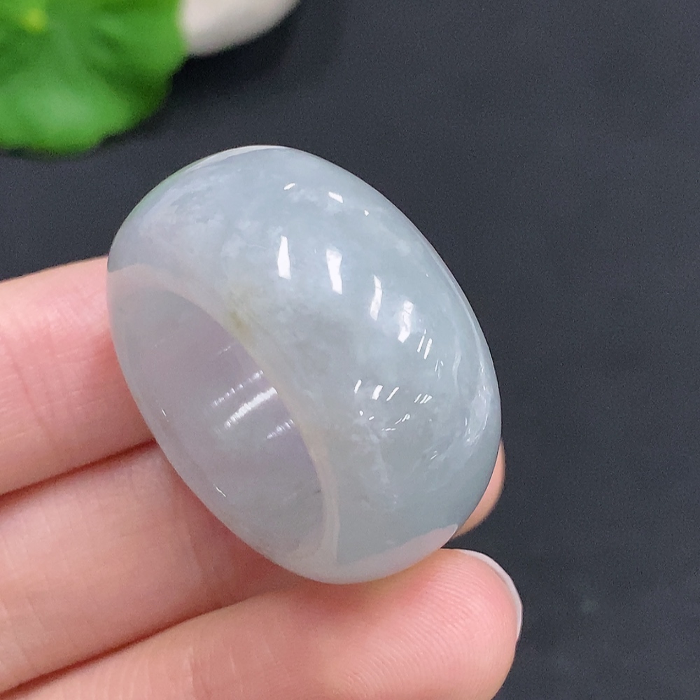 F33876983 Jadeite Ring Size 21 Total Weight Approx. 18.1g