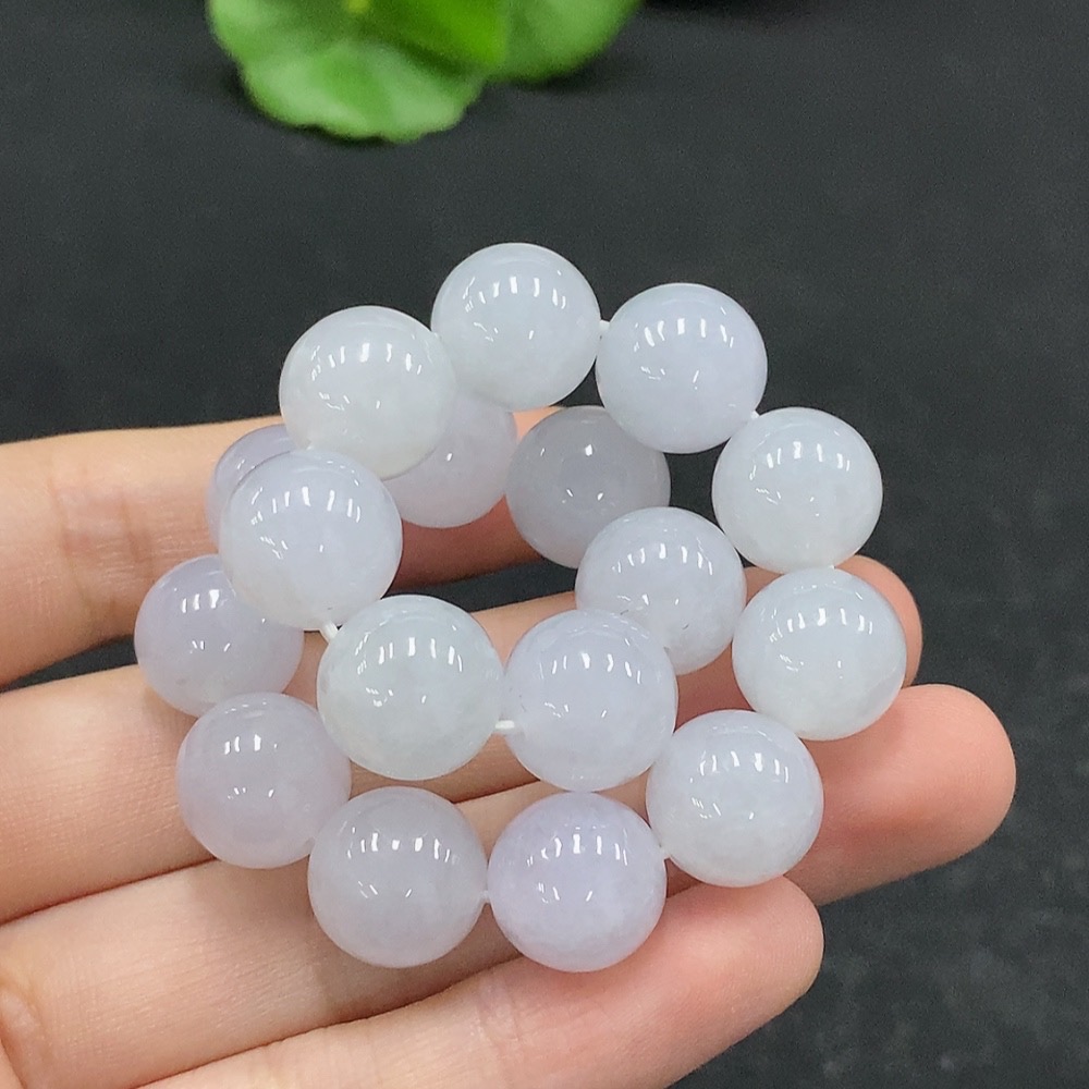 F34963315 Jadeite Bracelet Bead Size Approx.11.8mm Total Weight Approx.50g