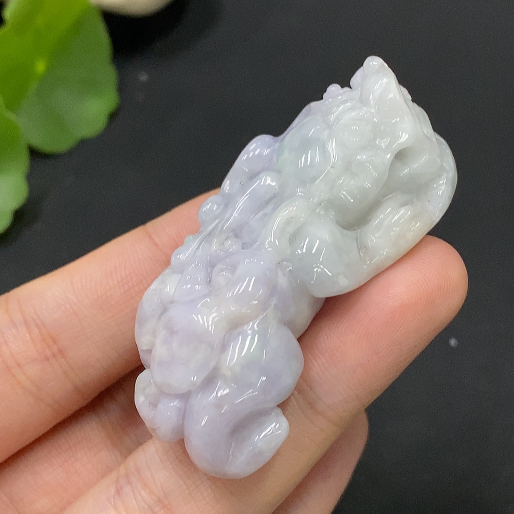 F28197691 Jadeite Pendant, Total Weight Approx. 41.7g, Pixiu
