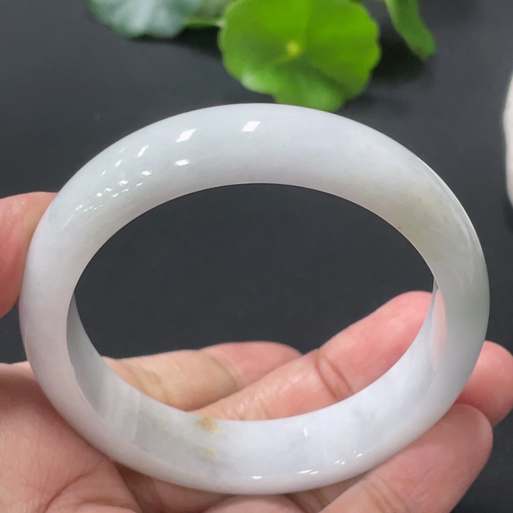 F29354839 Jadeite Round Bangle, Total Weight Approx. 53.9g, Size 54.9