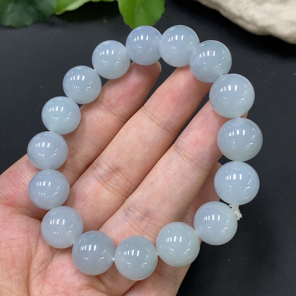 F26993304 Jadeite Bracelet Total Weight Approx. 52.49g Size 12.6mm