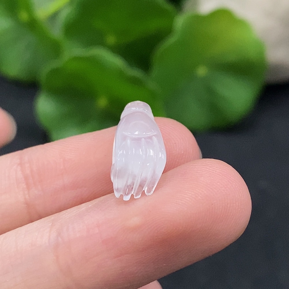 F34057355 Jadeite Palm-sized Pearl Pendant