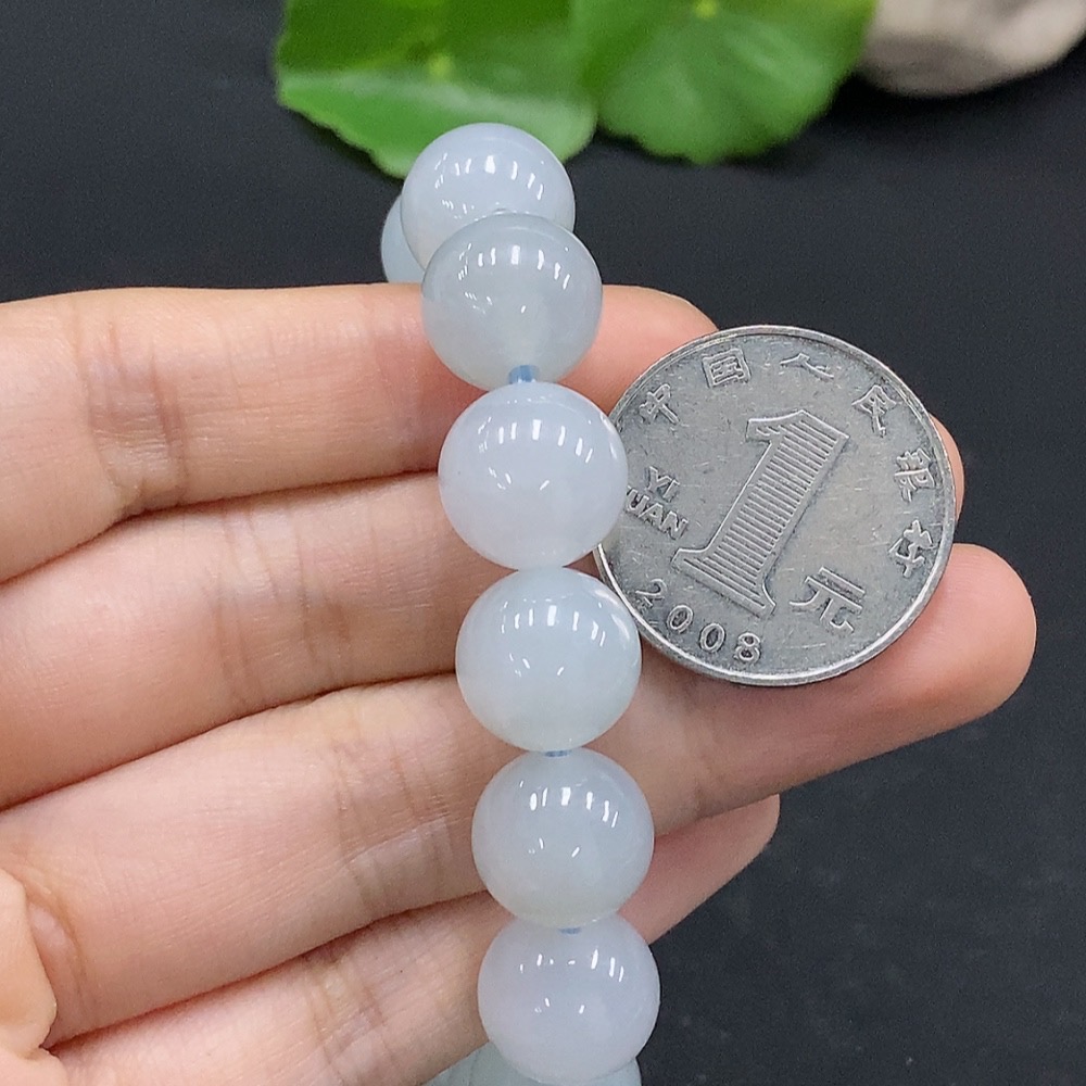 F33833817 JadeiteBead Bracelet Approx. 12mm Total Weight Approx. 50g