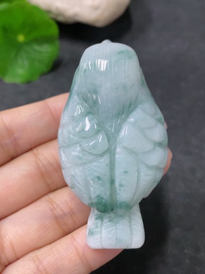 F34041825 Jadeite Ornament Bird Total Weight Approx. 65.12g