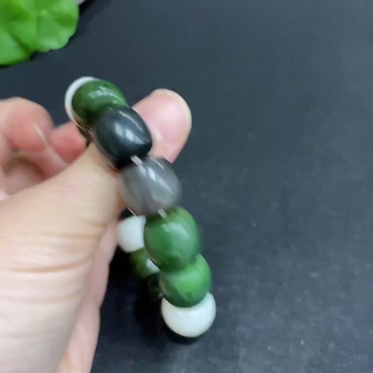 H33902799 Hetian Jade Bracelet, Approx. 12.5mm, Total Weight Approx. 66.5g