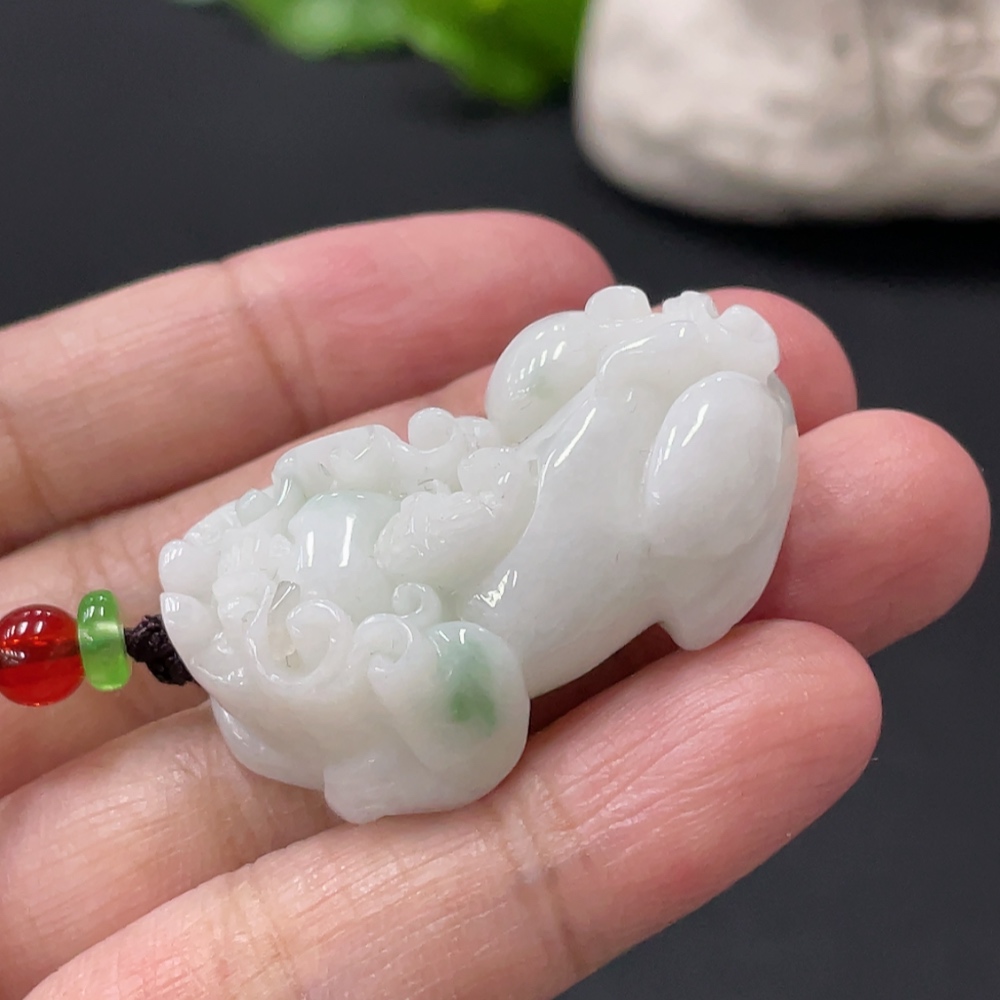 F32754567 Jadeite Pixiu Pendant Total Weight Approx.22g
