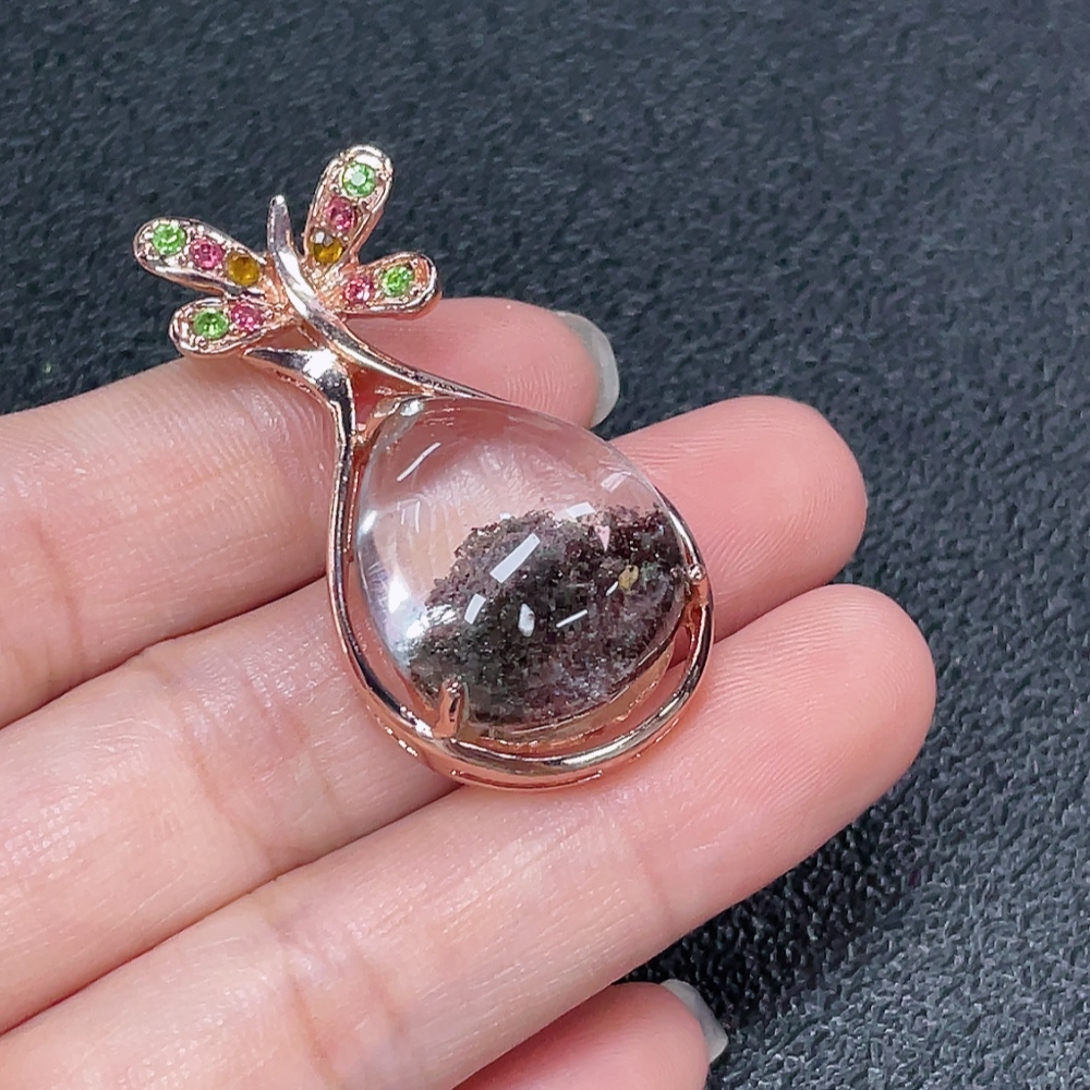 C34038610 Crystal Pendant Non-Gold Total Weight Approx. 12.01g