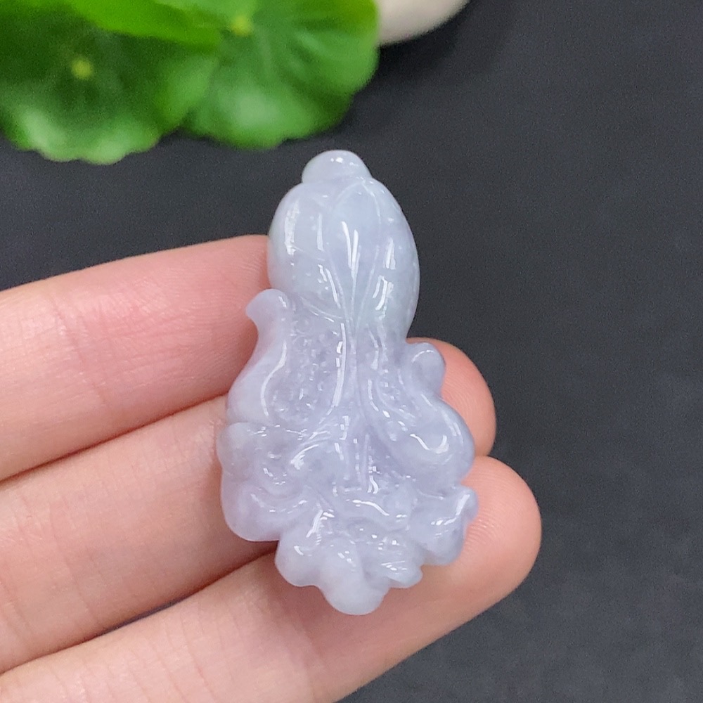 F35078595 Jadeite Cabbage Pendant, Total Weight Approx. 14.5g