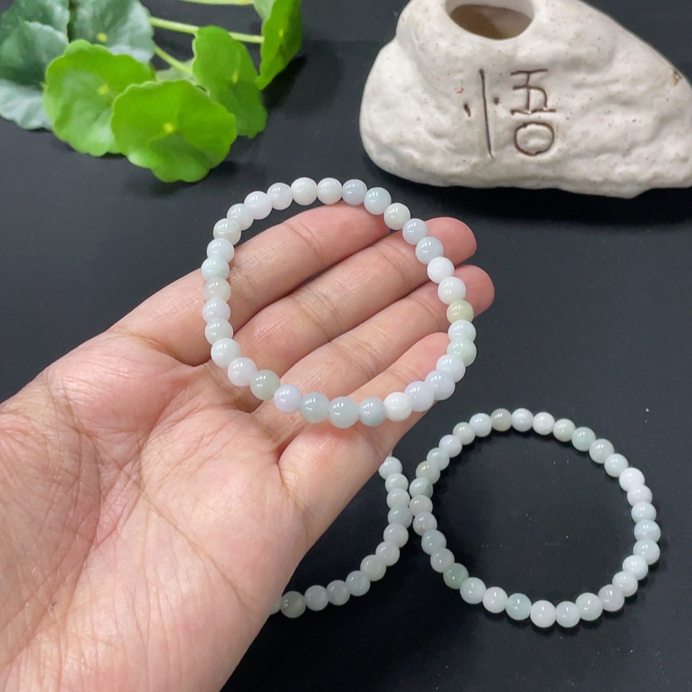 F31631580 Jadeite Bead Bracelet Approx. 5.9mm