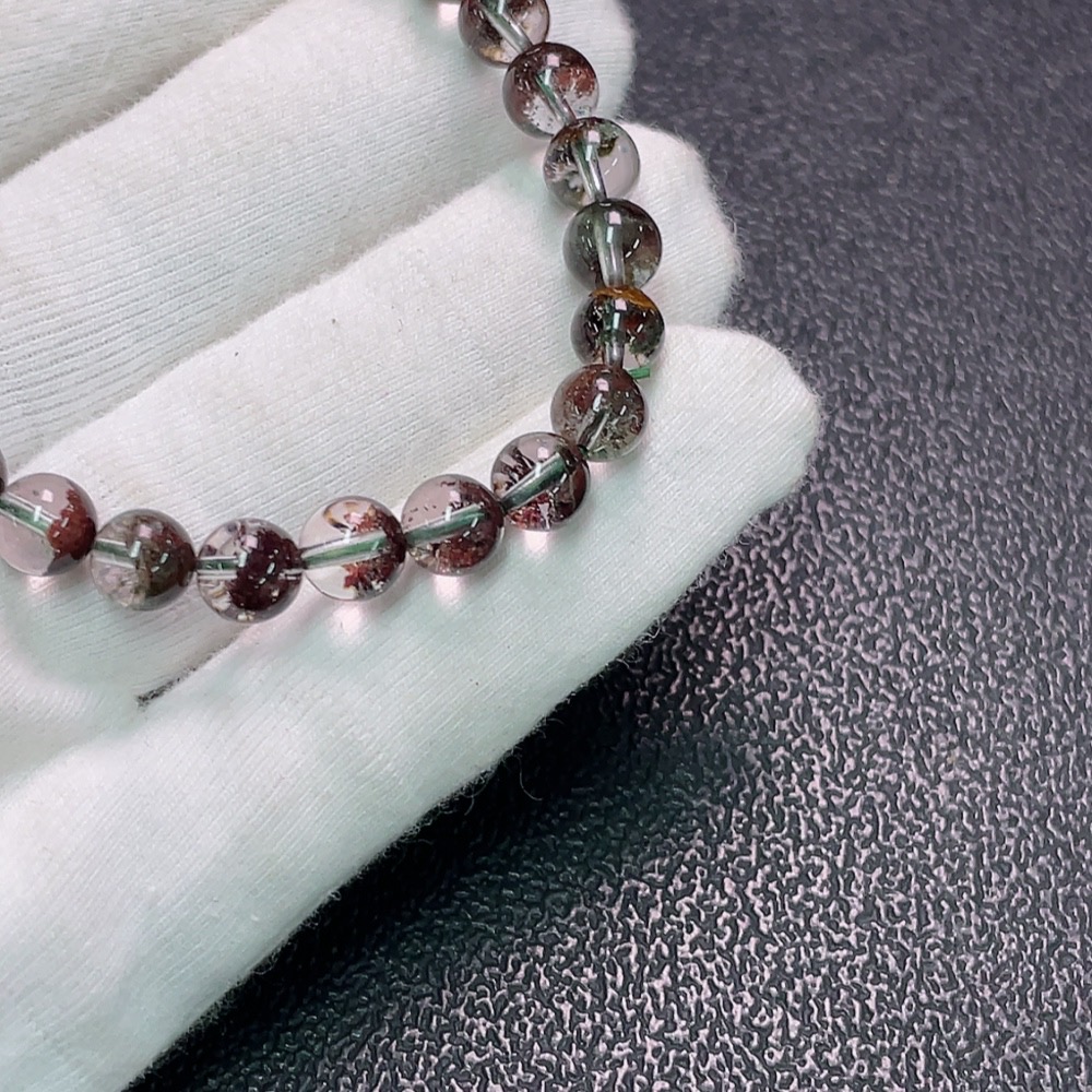 C33869361 Crystal Bracelet Total Weight Approx.11.37g Size 6.4mm