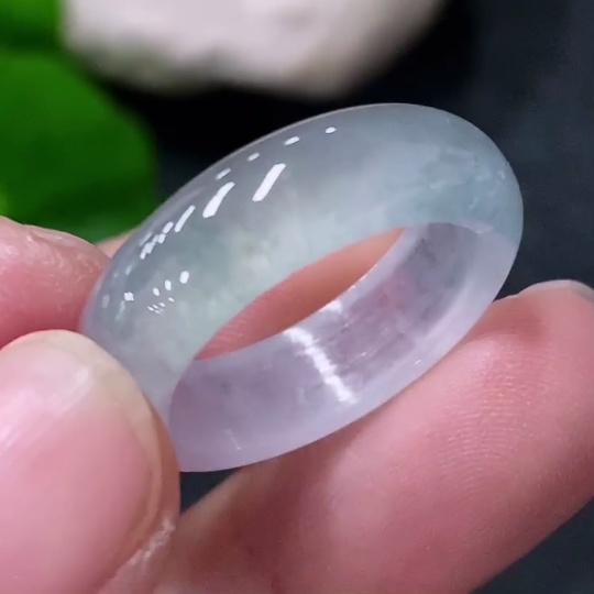 F32800075 Jadeite Ring Total Weight Approx. 3.38g Size 13