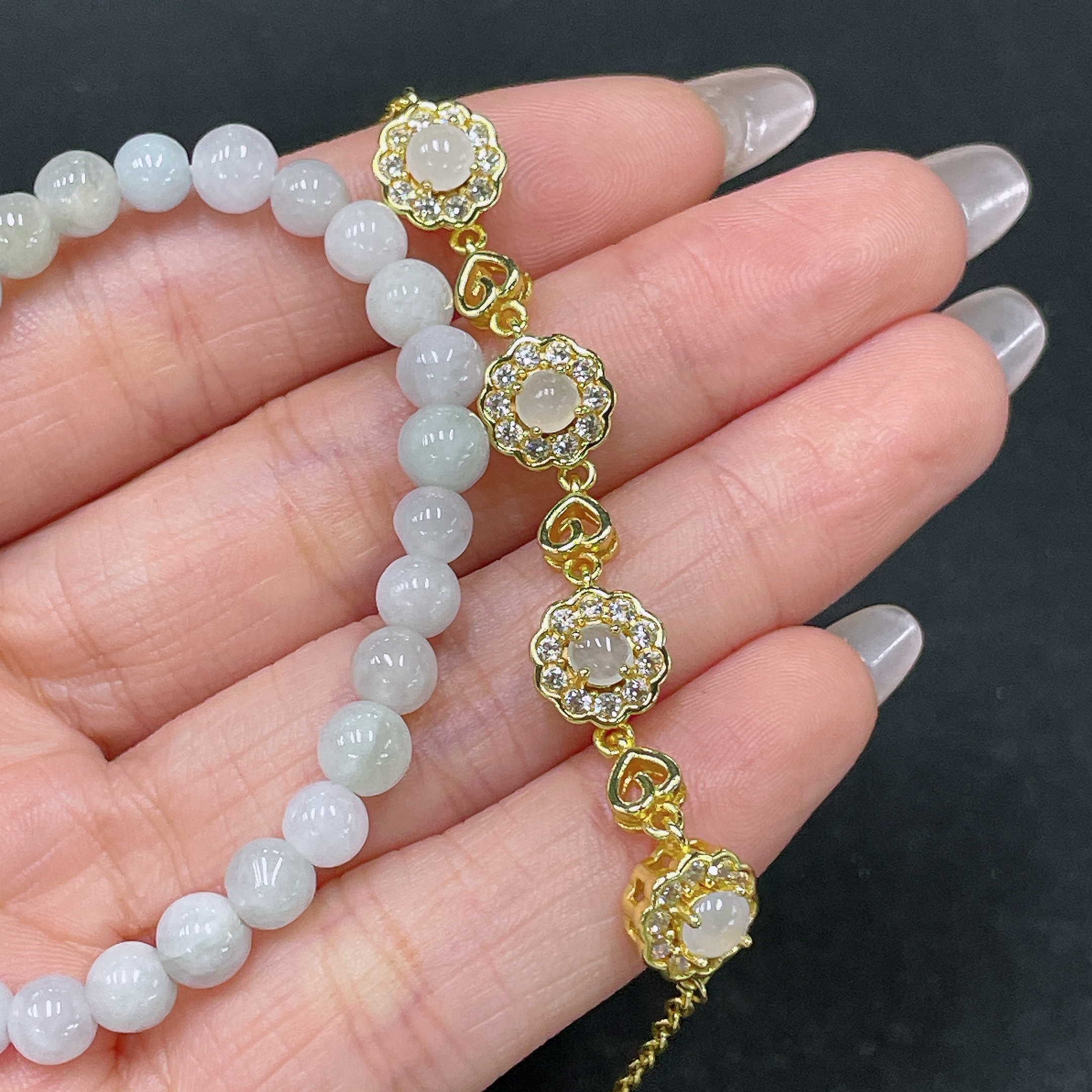 F35139061 Jadeite Bracelet + Beads Sell as a Lot