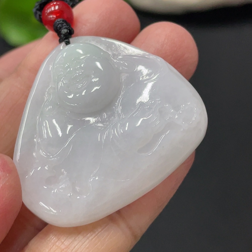 F29387768 Jadeite Pendant Buddha Total Weight Approx. 16.95g