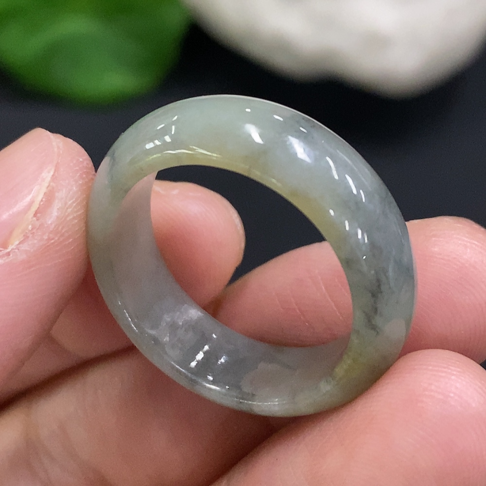 F33883295 Jadeite Ring Size 21 Total Weight Approx 4g