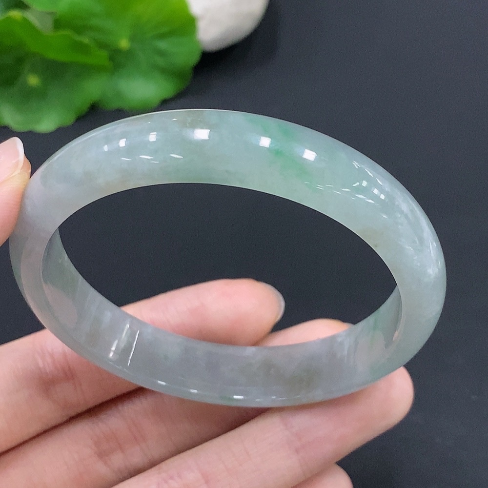 F29364969 Jadeite Round Bracelet Size 56.9 Total Weight Approx. 41.8g