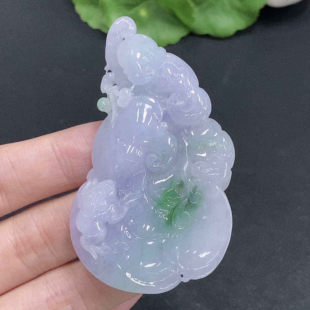 F31623929 Jadeite Ruyi Pendant Total Weight Approx. 33.7g