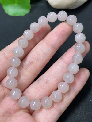 H42956570 和田玉手串   卡7.6mm左右  货品总重约17.7g