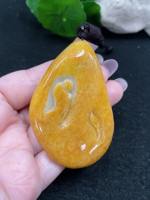 F34966345 Jadeite Enlightenment Pendant