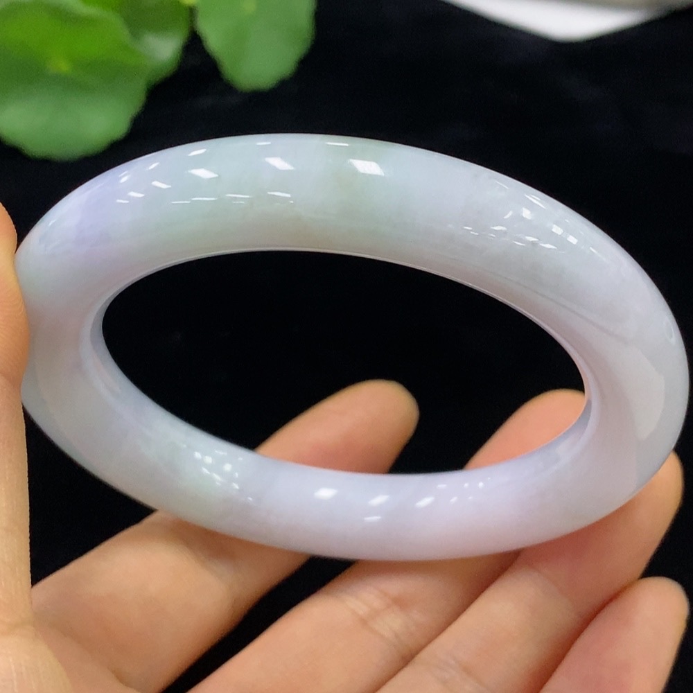 F34974491 Jadeite Round Bangle Size 57.5 Total Weight Approx. 79.17g