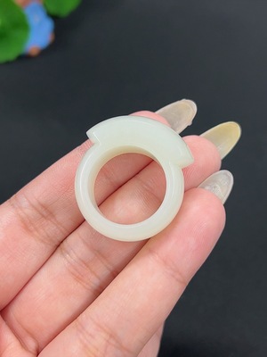 H41947331 和田玉戒圈 圈口20.5 货品总重约12g