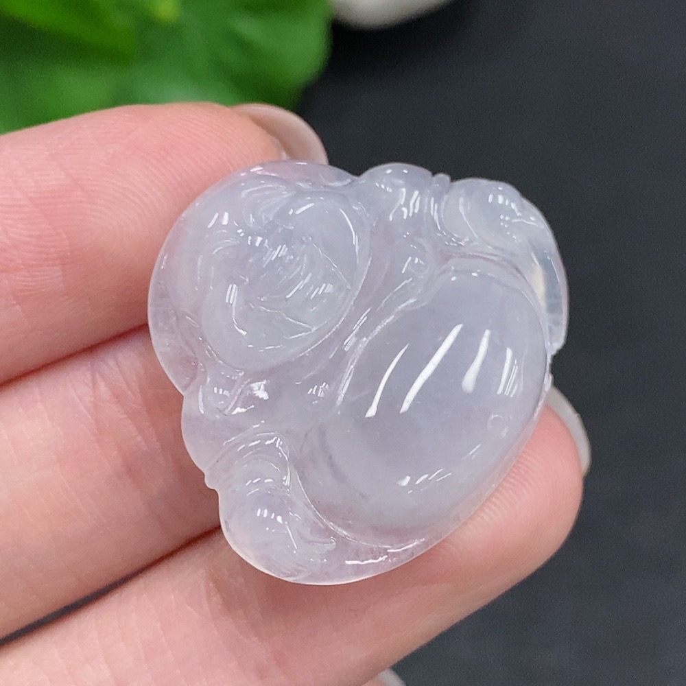 F34003332 Jadeite Buddha Pendant Total Weight Approximately 5.4g