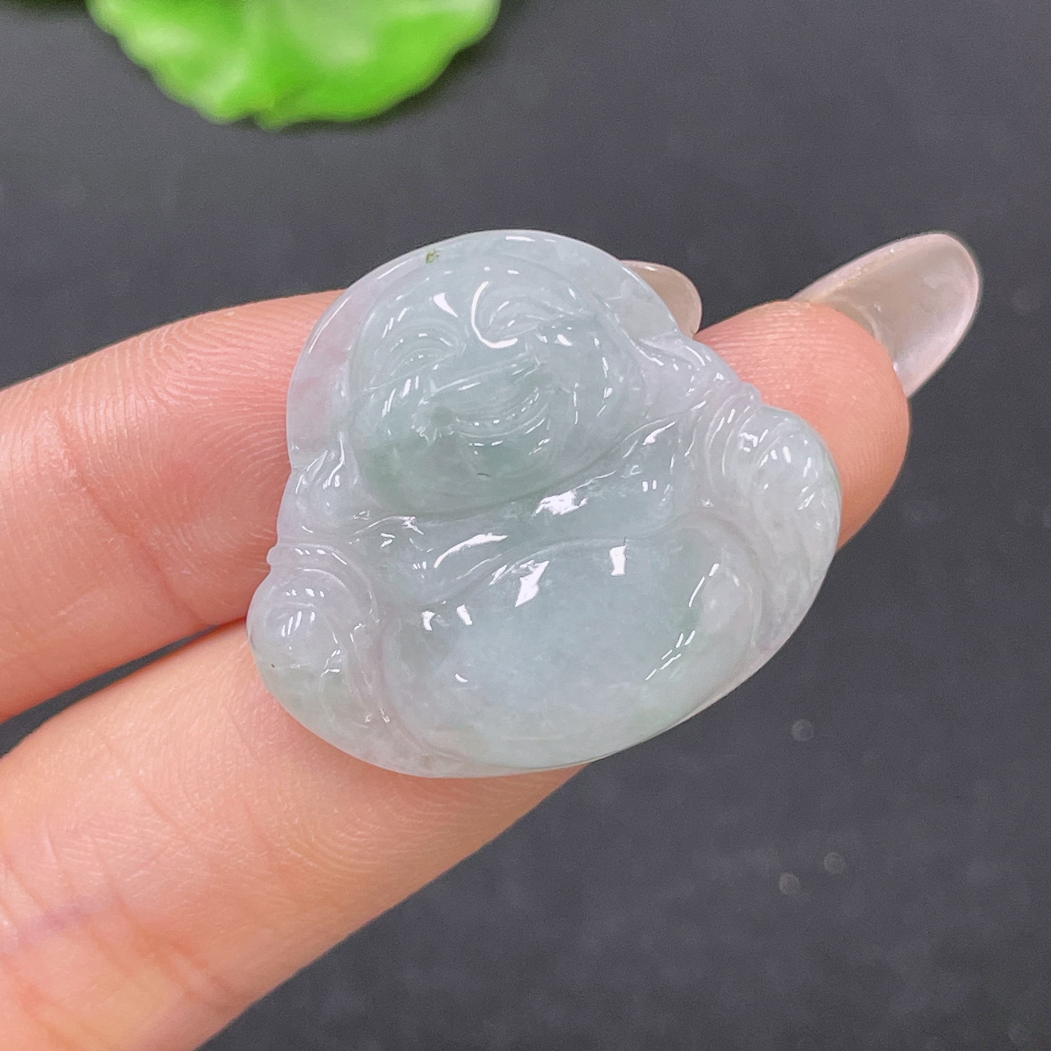 F35138829 Jadeite Pendant Buddha Total Weight Approx. 6.56g