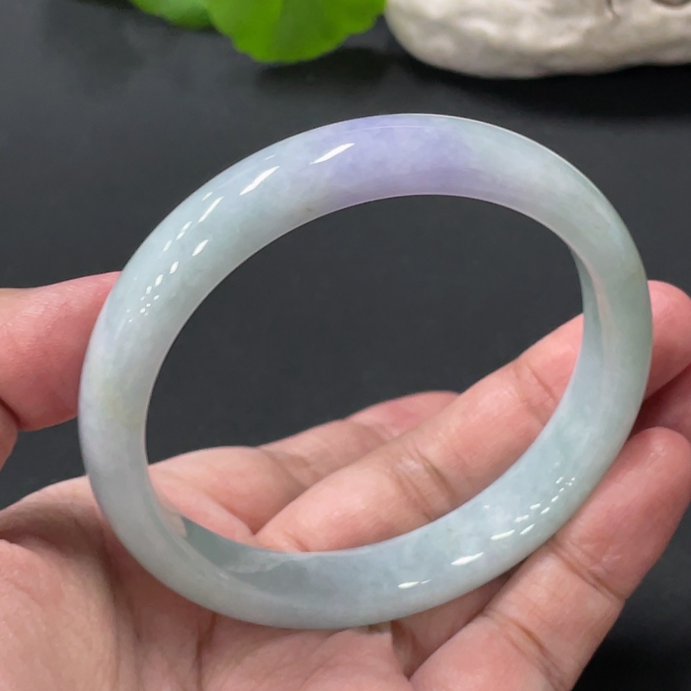 F33876063 Jadeite Round Bracelet Size 58mm Total Weight Approx. 47.94g With Break