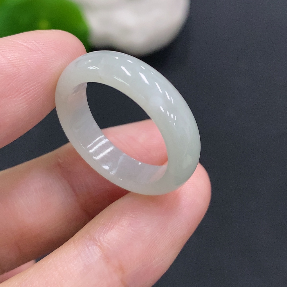 F34000563 Jadeite Ring Size 20 Total Weight Approx. 3.8g