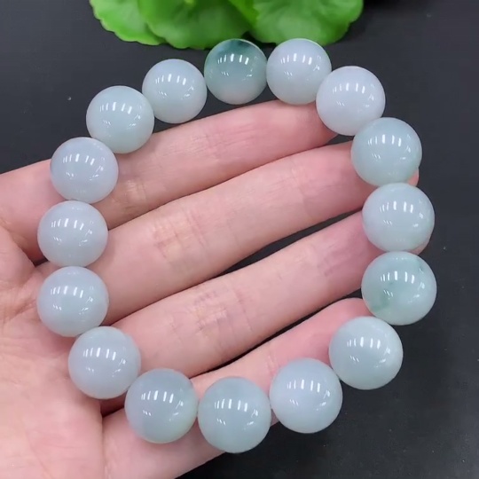 F24776340 Jadeite Bracelet, Approx. 12.9mm, Total Weight Approx. 62.6g