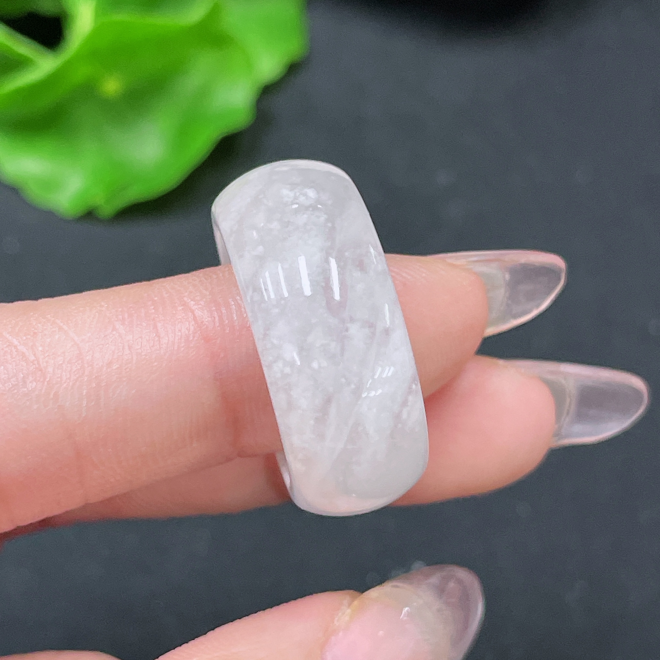 F34021807 Jadeite Ring Total Weight Approx. 7.02g Size 18