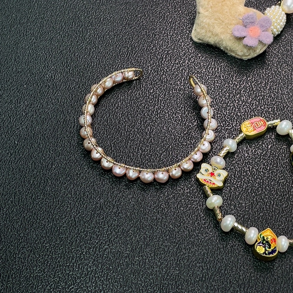 C34038576 Pearl Jewelry Non-Gold Total Weight Approx. 58.9g Including Rope Sell as a Lot