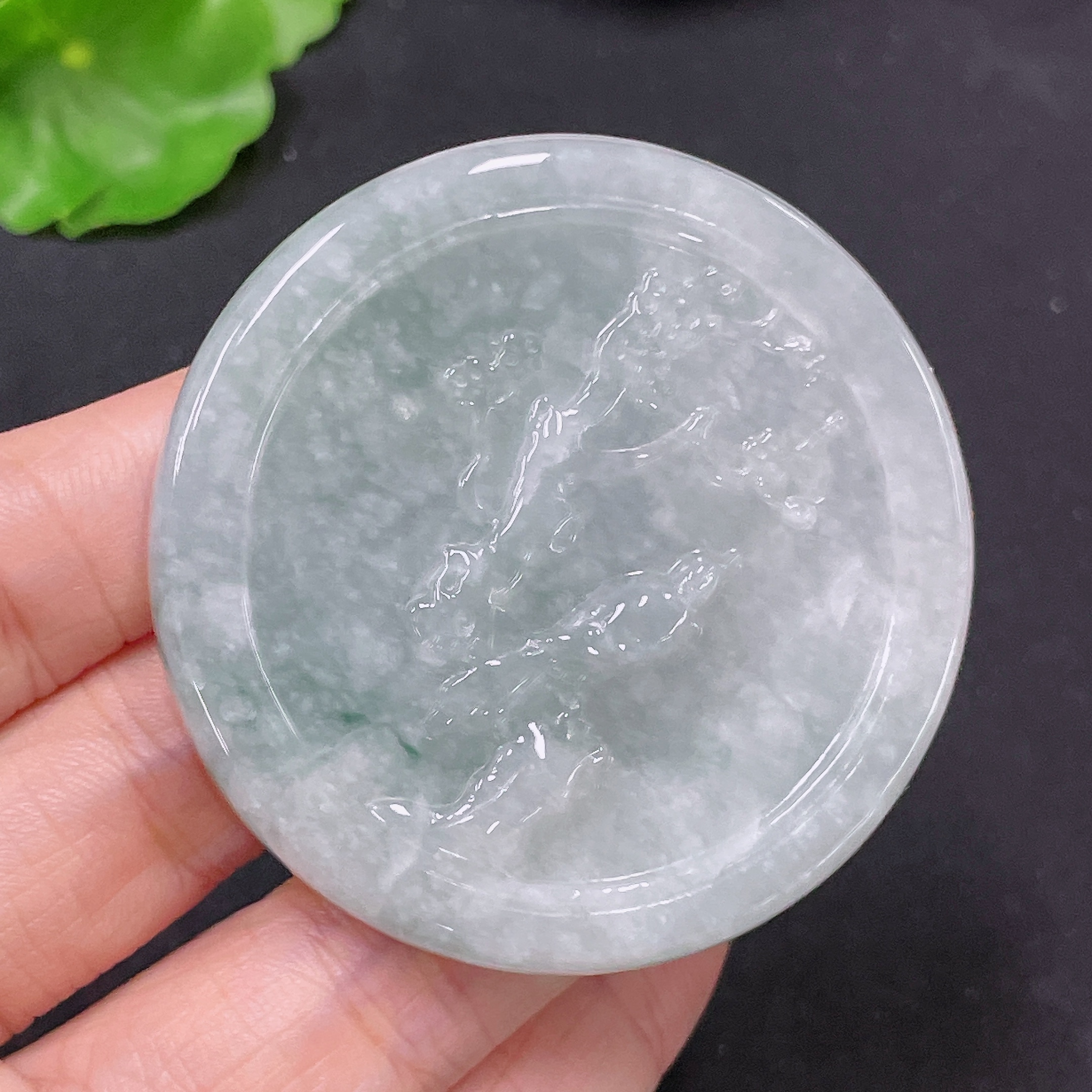 F34046750 Jadeite Pendant Total Weight Approx. 41.8g
