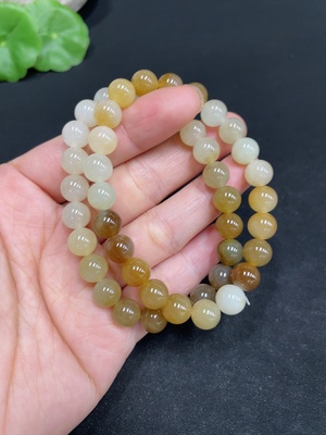 H34036902 Hetian Jade Bracelet, Approx. 7.7/7.6mm, Total Weight Approx. 33.6g