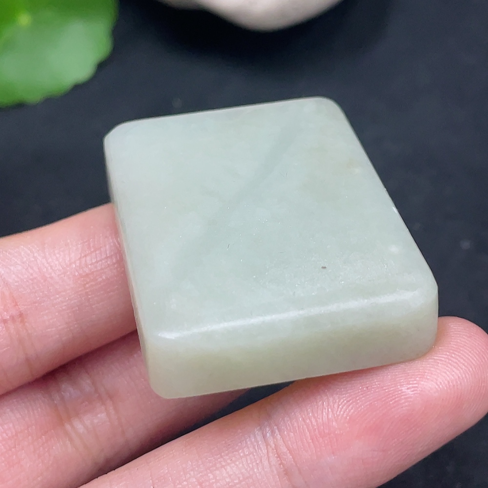 H31581404 Hetian Jade Pendant Plain Pendant Total Weight Approx. 34.3g